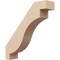 Ekena Millwork 3-inch W x 14-inch D x 14-inch H Copenhagen Rough Cedar Woodgrain TimberThane Knee Brace, Primed BRCUR03X14X14CHGRCPR - alternate 1